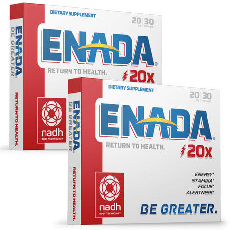 ENADA 20X lozenge dissolving under the tongue for quick energy support