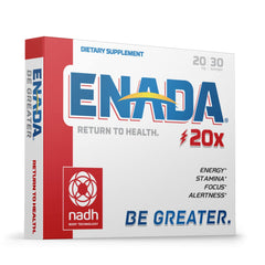 ENADA NADH lozenge pack for daytime energy and focus