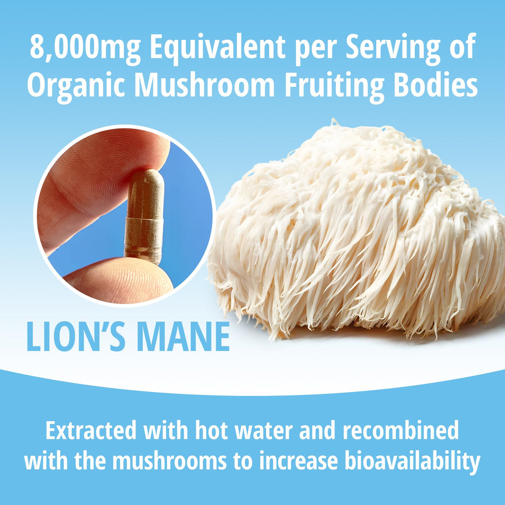 Encapsulate Lion’s Mane label showcases third-party testing and safety.