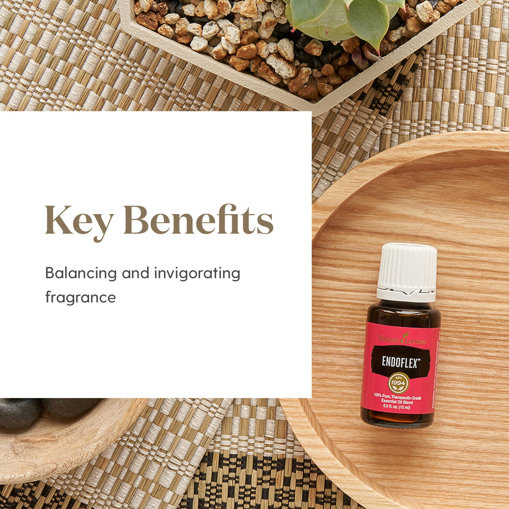 EndoFlex aroma offers a floral, cooling scent profile in the room.