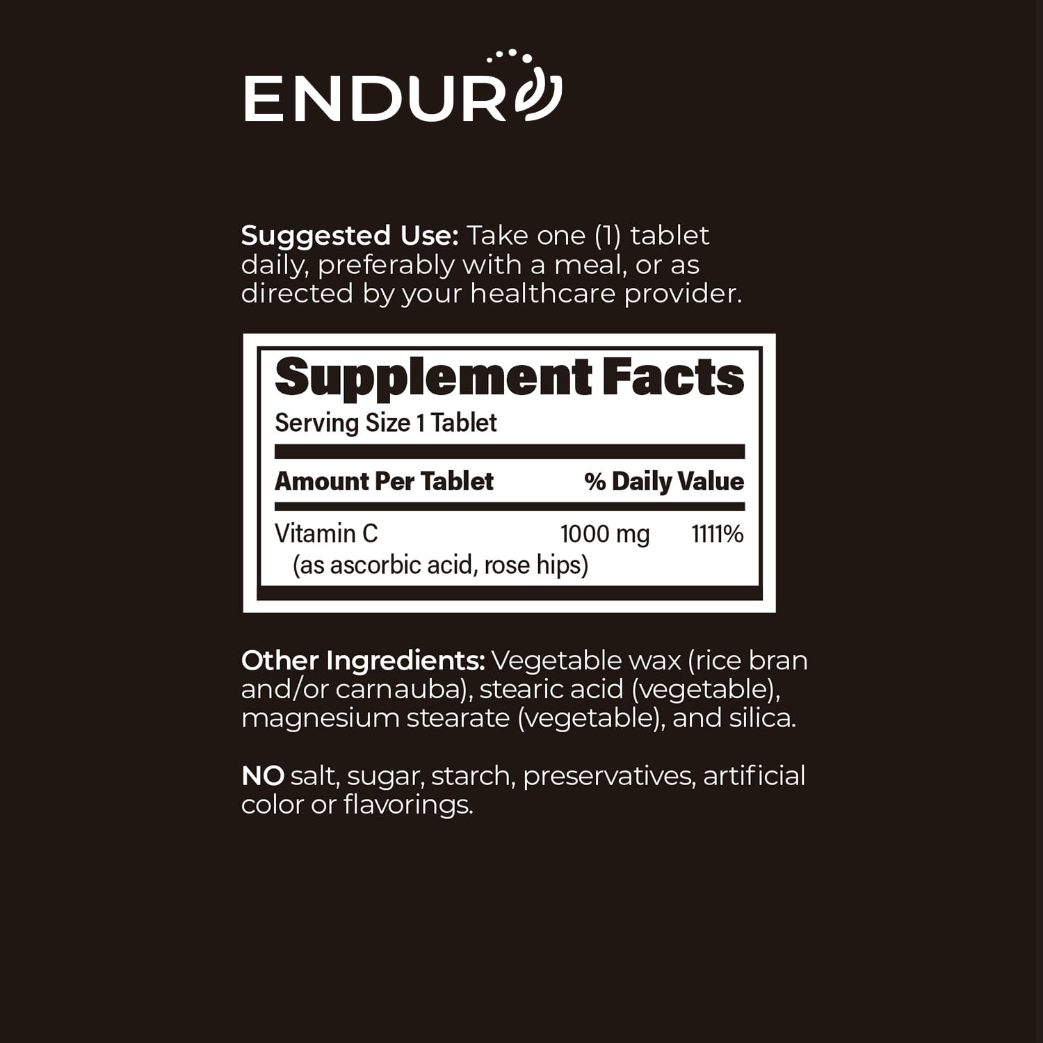 Endur-C bottle shown on kitchen counter for everyday use.