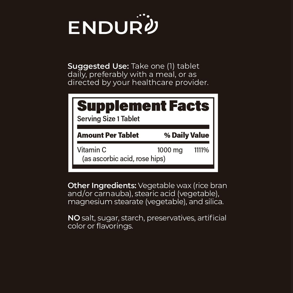 Endur-C bottle shown on kitchen counter for everyday use.