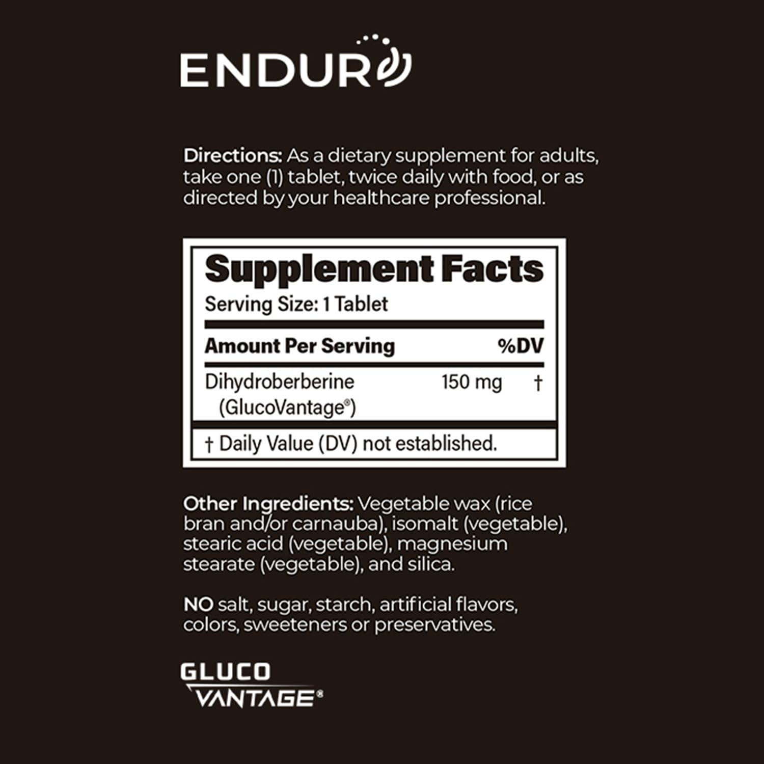 Endur Dihydroberberine SR lifestyle shot suggesting daily wellness routine
