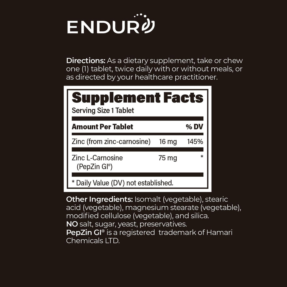 Endurance PepZinGI packaging-in-use demonstrates portable supplement for travel.