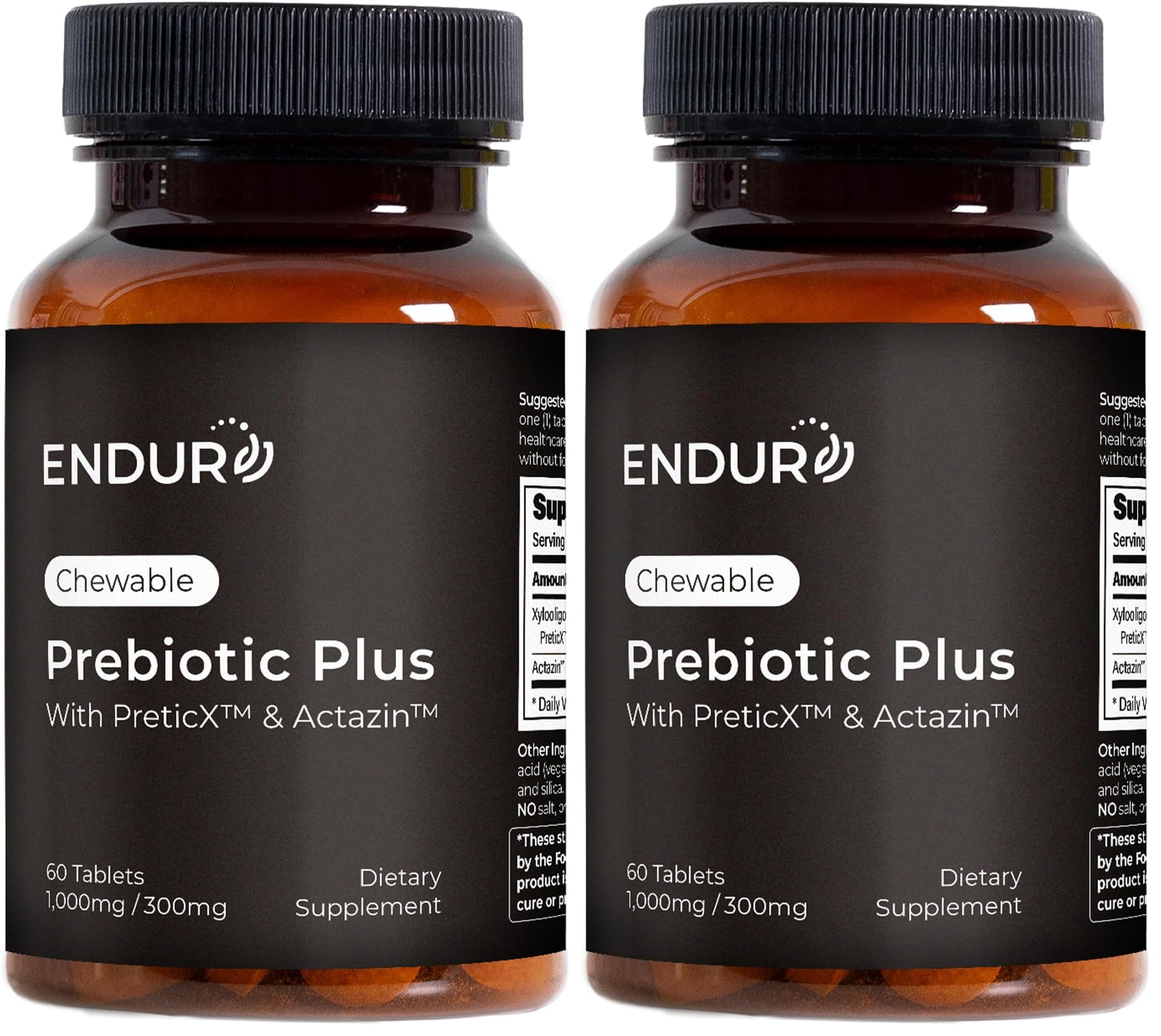 Endurance Products Prebiotic Plus bottle promotes daily gut balance and digestive wellness