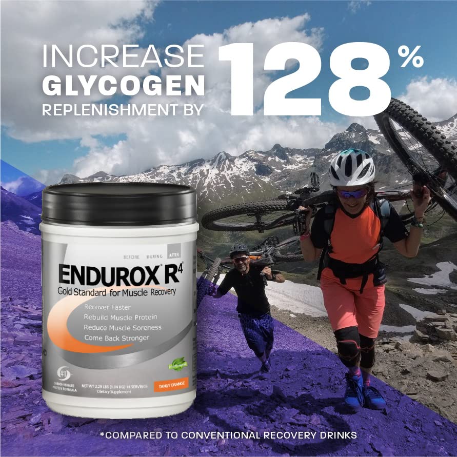 Close-up of Endurox R4 label showing the 4:1 ratio details.