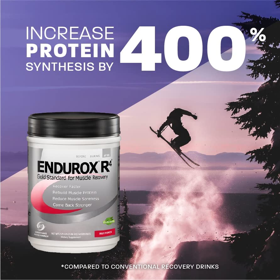 Post-workout scene featuring Endurox R4 suggesting faster comeback potential.