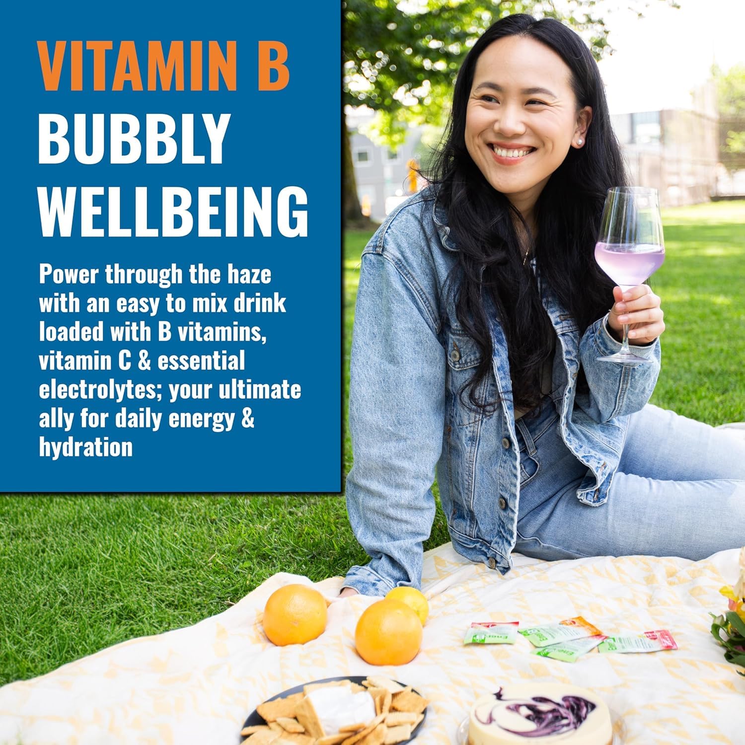 Ener-B+ Vitamin C boost packet provides a daily nutrient lift.