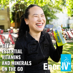 Ener-C EnerIV lemon-lime single-serve packets for on-the-go hydration.