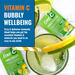 Ener-C immune-support vitamins packaging highlights 1000 mg vitamin C and antioxidants.
