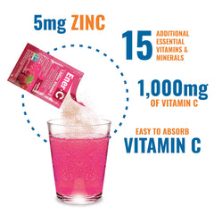 Ener-C 60-count box front for convenient on-the-go hydration.
