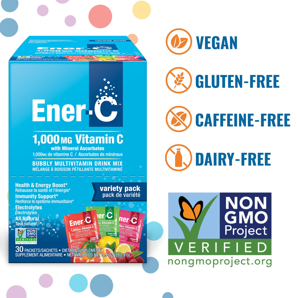 Ener-C packet being opened for quick hydration on the go