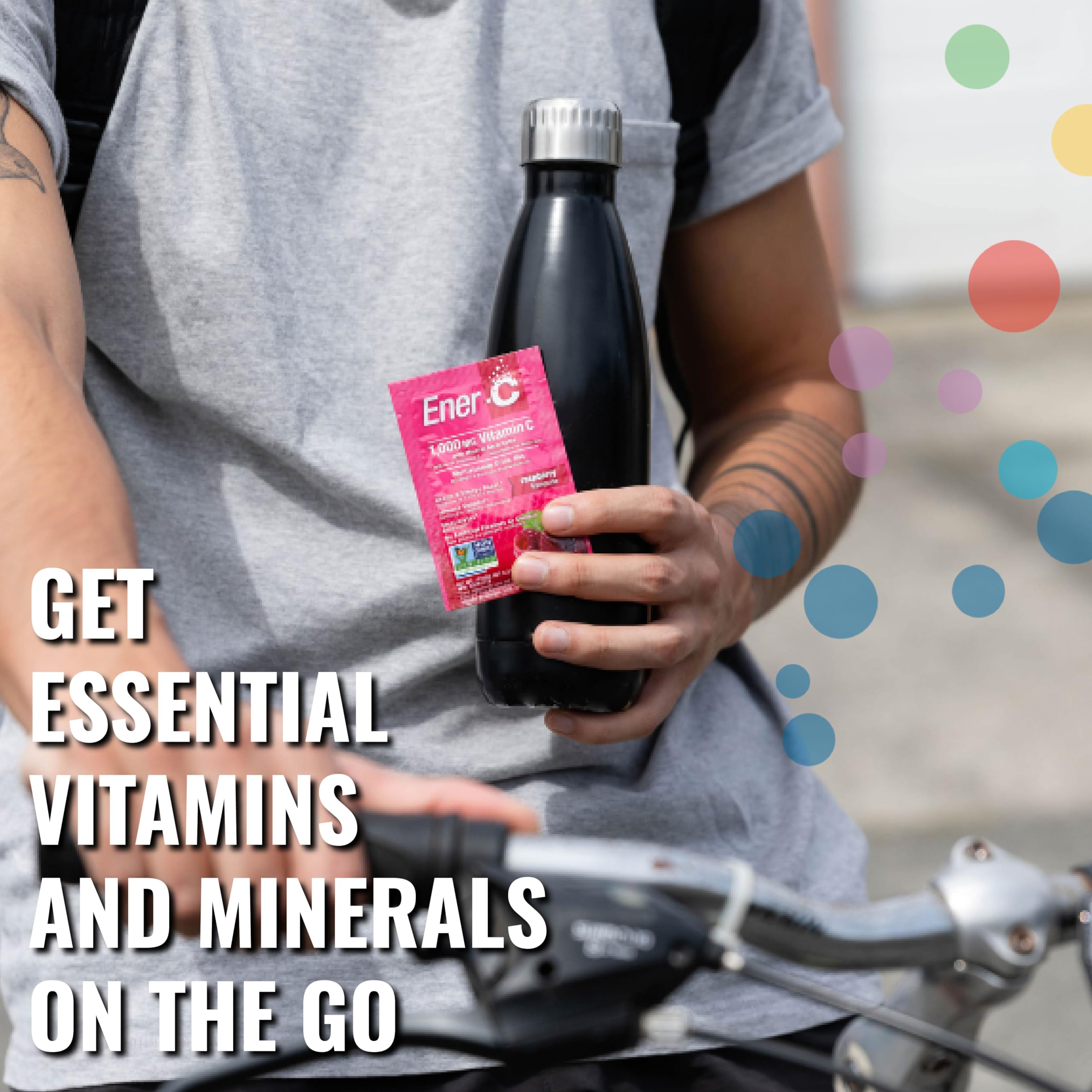 Ener-C vegan and gluten-free formula suitable for diverse diets.
