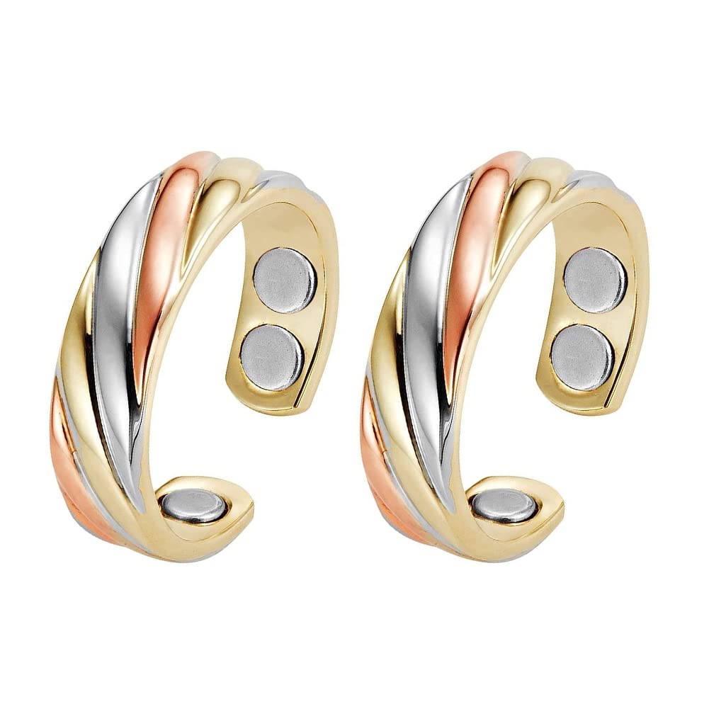 EnerCoppeX copper magnetic ring for women with adjustable fit for everyday comfort.