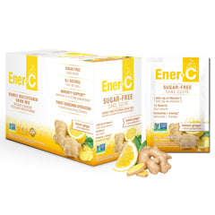 Ener-C packets lemon-ginger for on-the-go hydration and vitamin boost