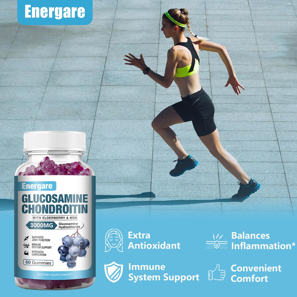 Energare packaging side view featuring 120-count bottle and cgmp-grade manufacturing.