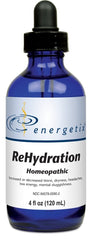 Energetix ReHydration 4oz bottle pour for quick on-the-go hydration.