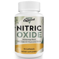 Energievoll Nitric Oxide bottle front shows daily energy support