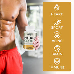 Energievoll Nitric Oxide label detail reveals ingredients and quality