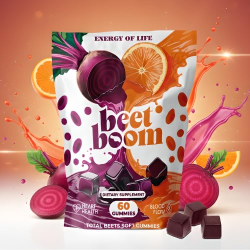 Energy of Life beet gummies ingredients panel for nitric oxide support.