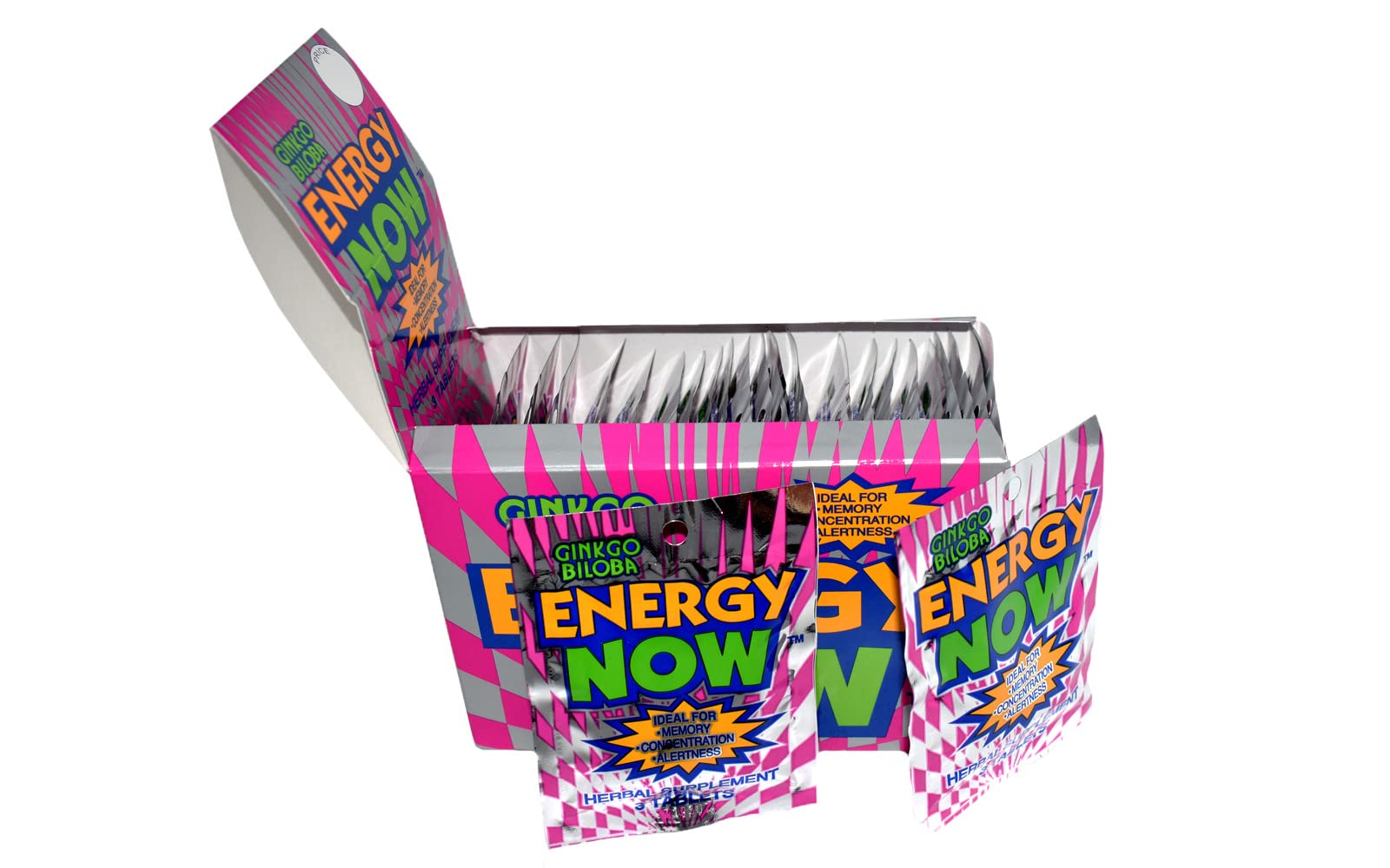 Energy Now Ginkgo Biloba bottle cap close-up for daily dosing