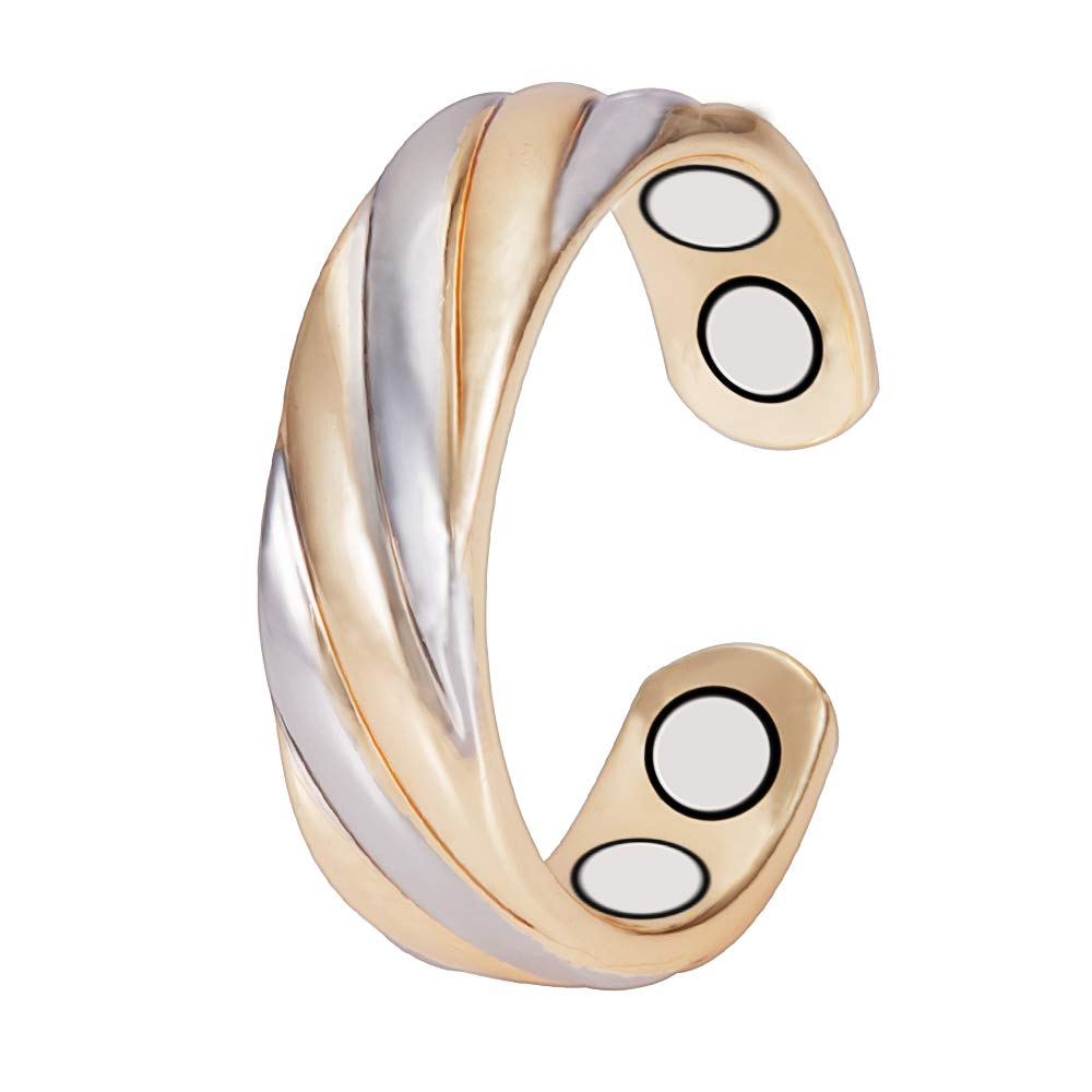 EnerMagiX copper rings for women, close-up; smooth surface for everyday wear.
