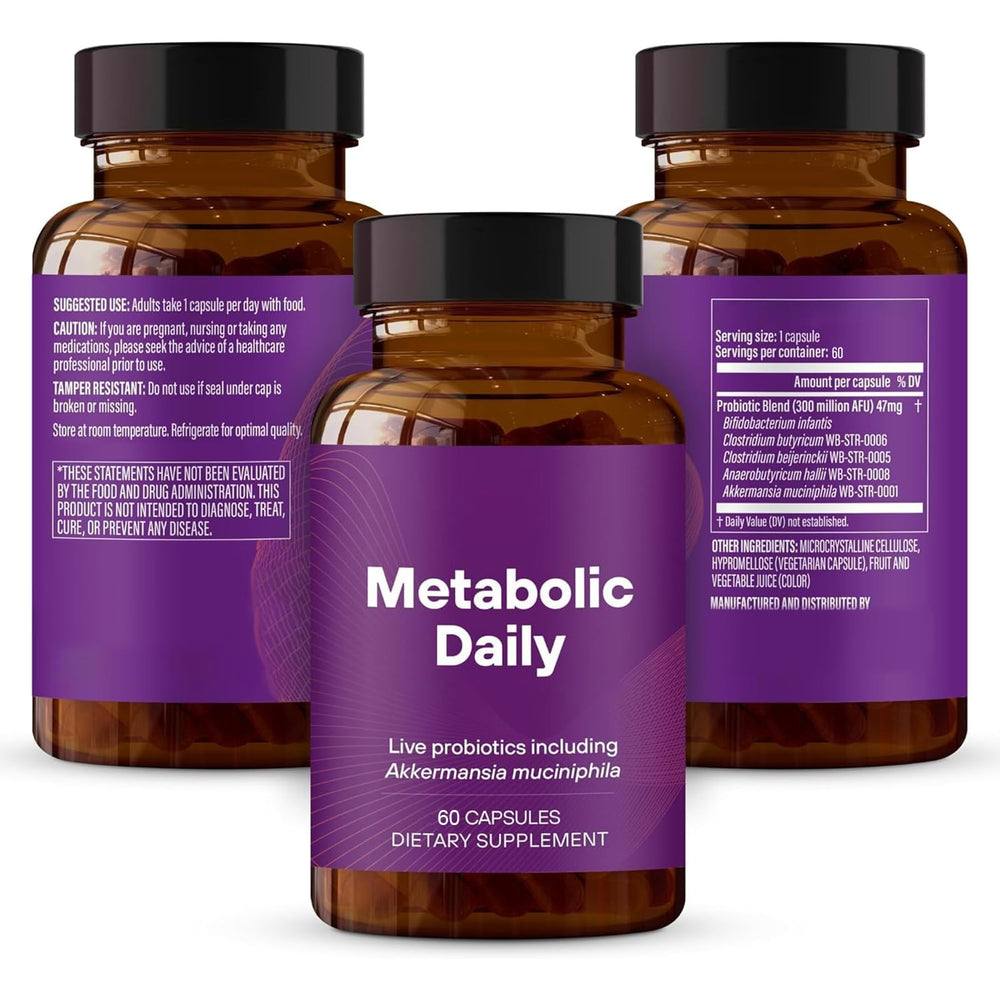 Engtozl Akkermansia capsules close-up highlighting convenient daily intake.