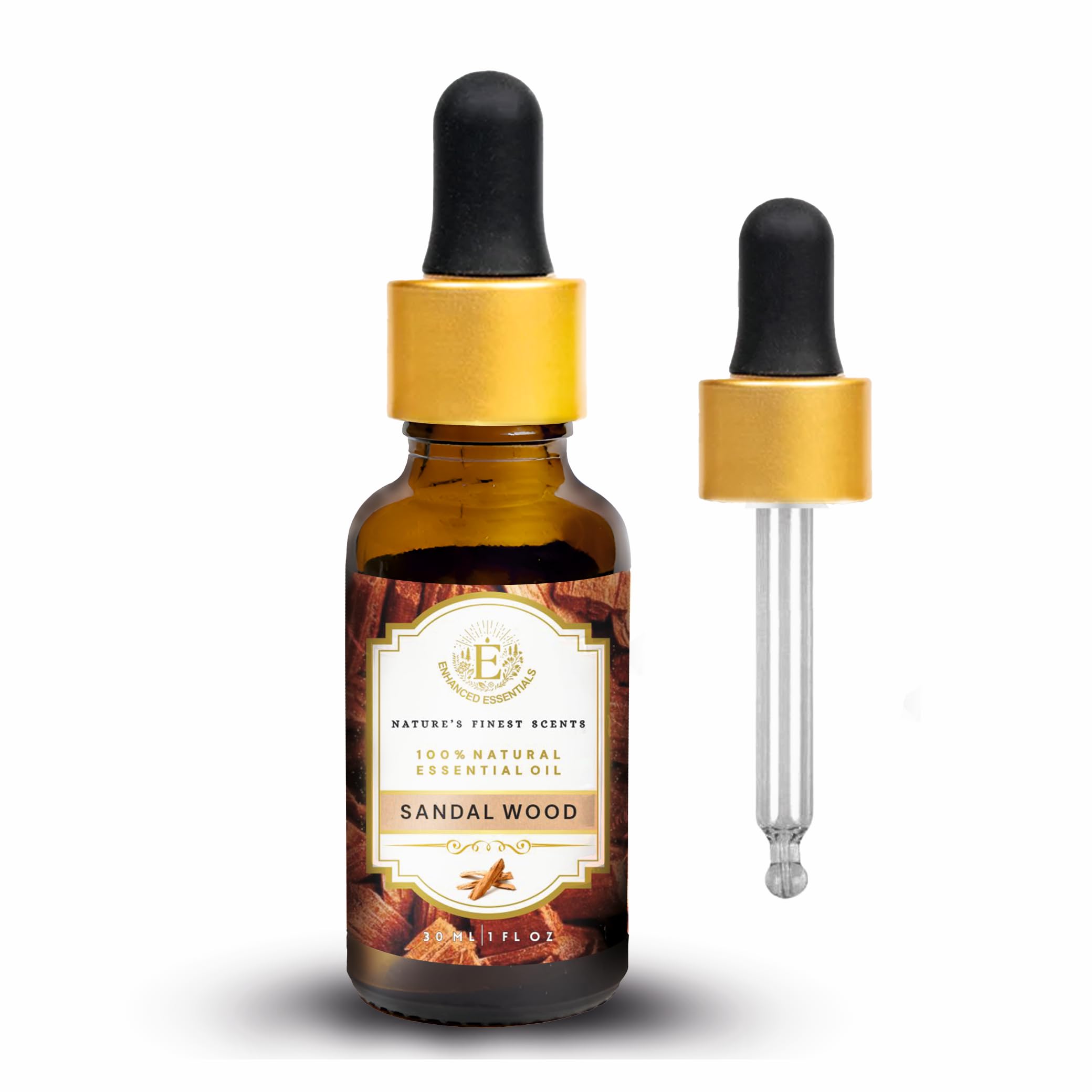 Enhanced Essentials sandalwood-lavender blend supports mood and relaxation