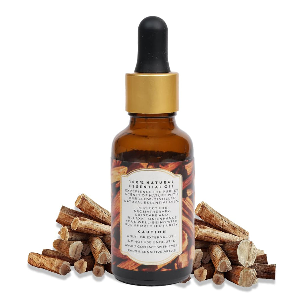 Enhanced Essentials sandalwood aroma with warm sweetness for perfumes and blends