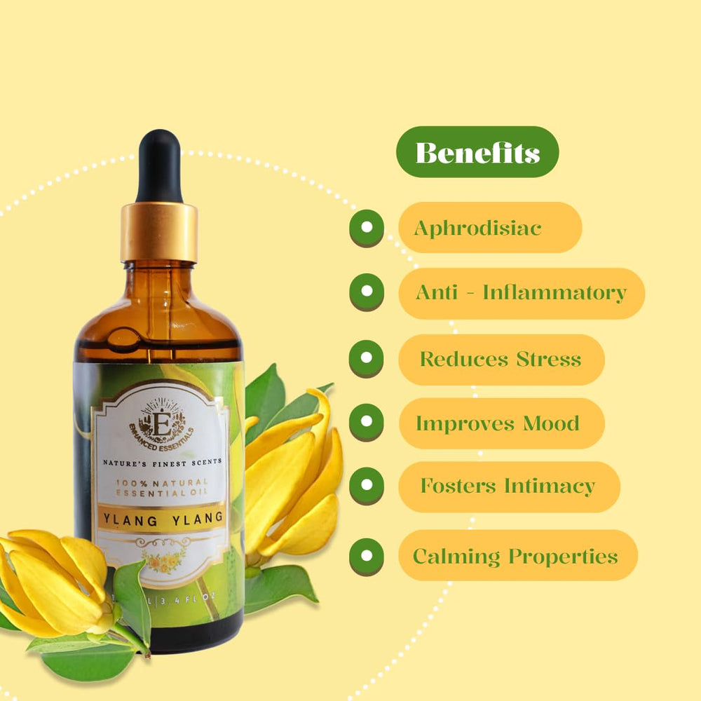 Enhanced Essentials Ylang Ylang diffuser-blend for calming ambience