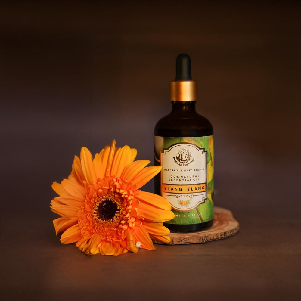 Enhanced Essentials Ylang Ylang oil dropper enables precise dispensing