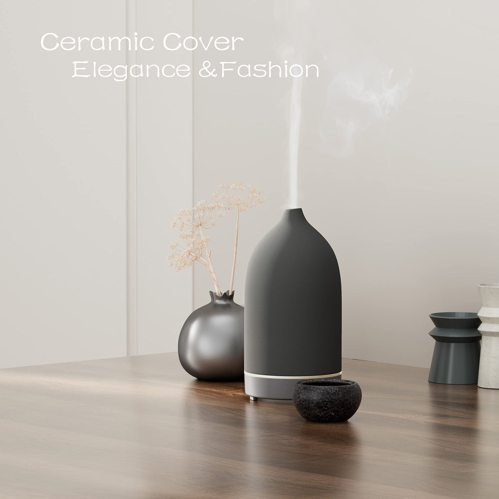 ENILYM diffuser with ambient nine-color lights enhances mood and creates a relaxing atmosphere.