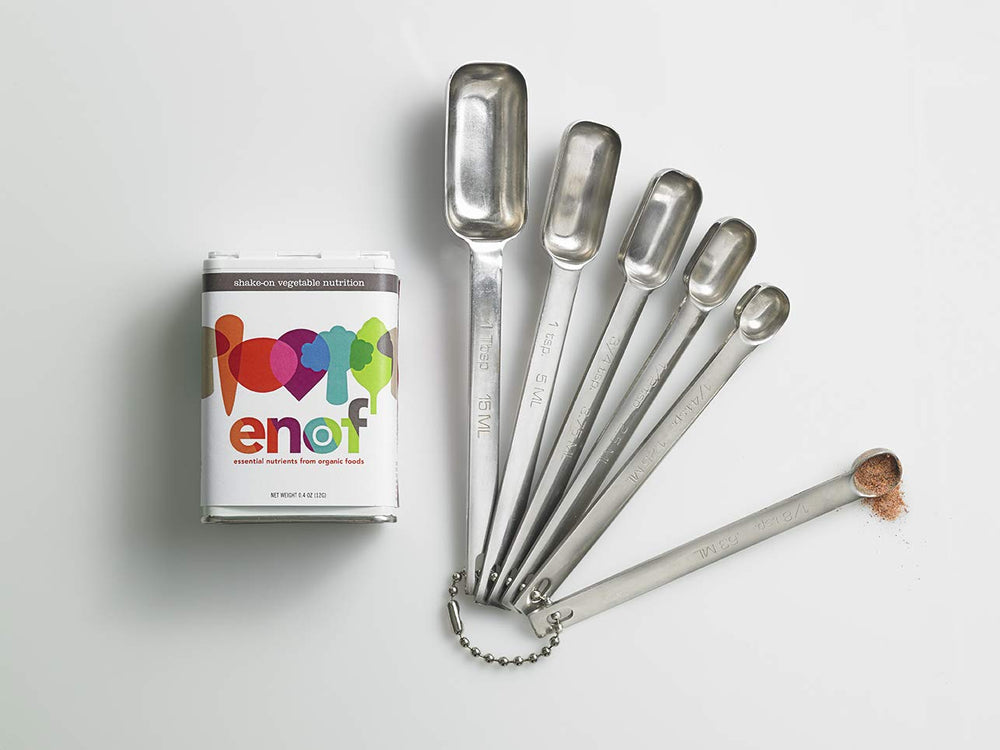 ENOF gluten-free and non-GMO formula iconographic emphasis