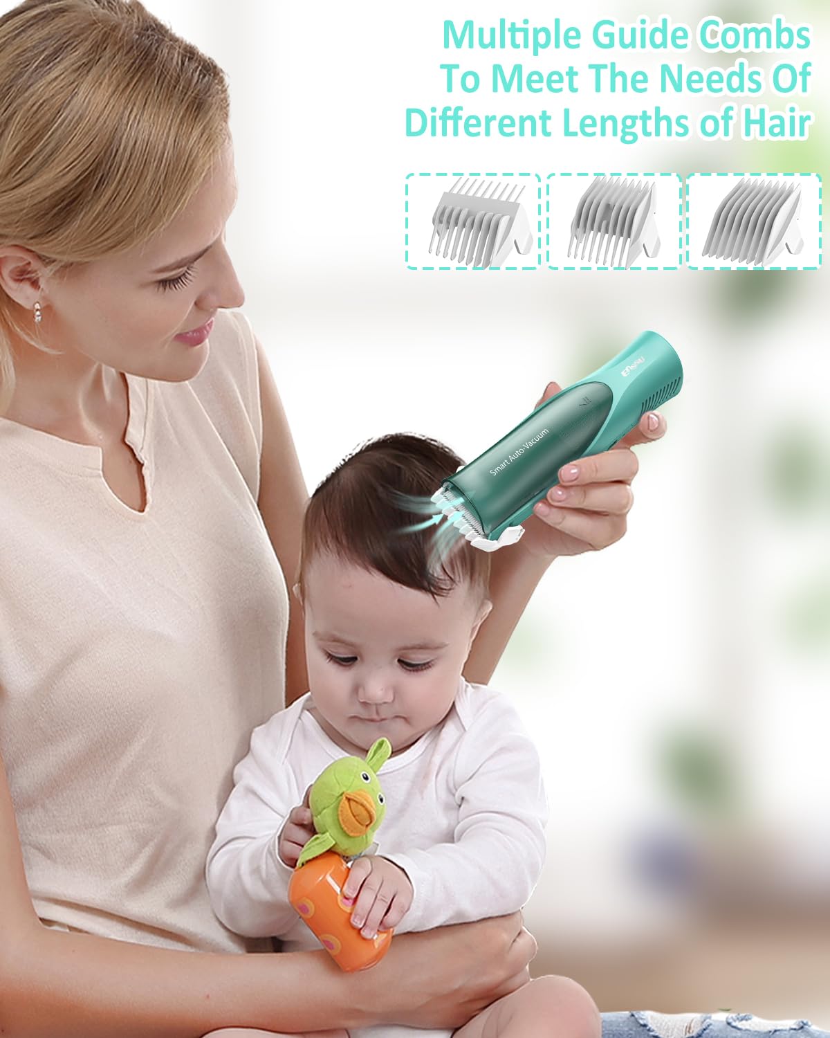 ENSSU clipper kit with 3 guide combs offering 6 length options