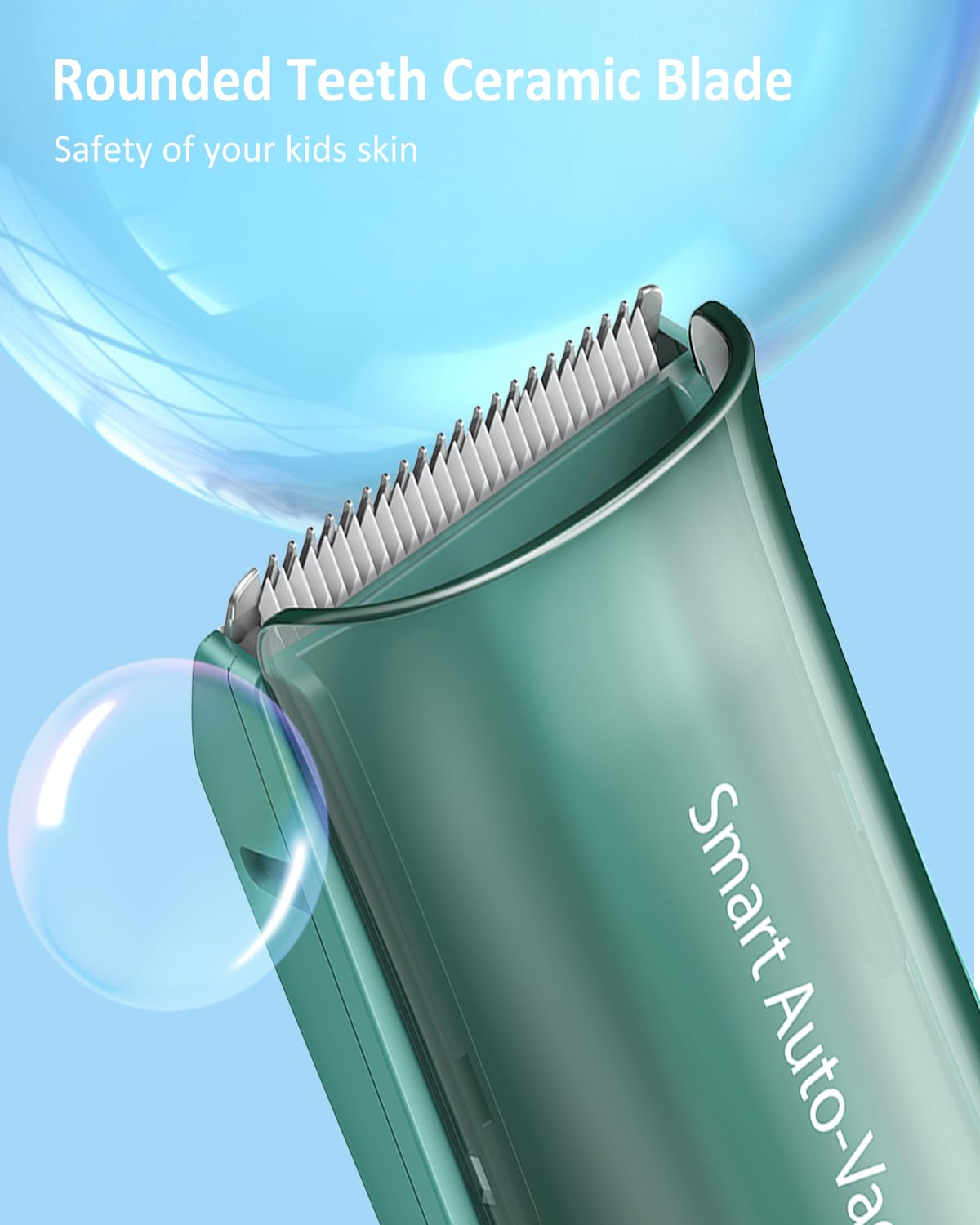 ENSSU ceramic blade with widened rounded tips for safe cuts