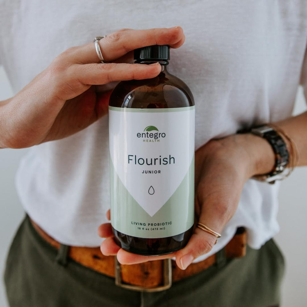 ENTEGRO Flourish Junior organic ingredients emphasize non-GMO vegan base