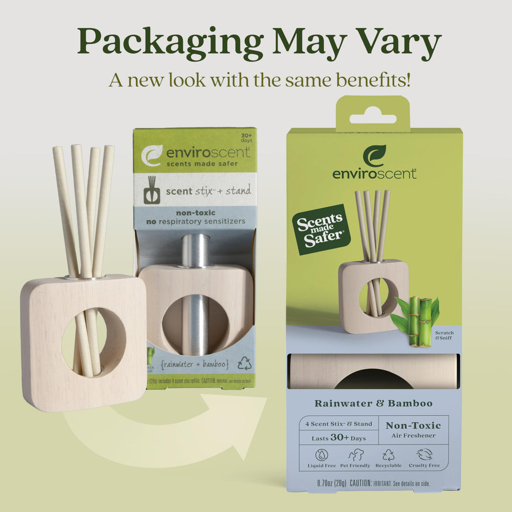 Enviroscent lifestyle shot illustrates a calm, aromatic home ambiance.