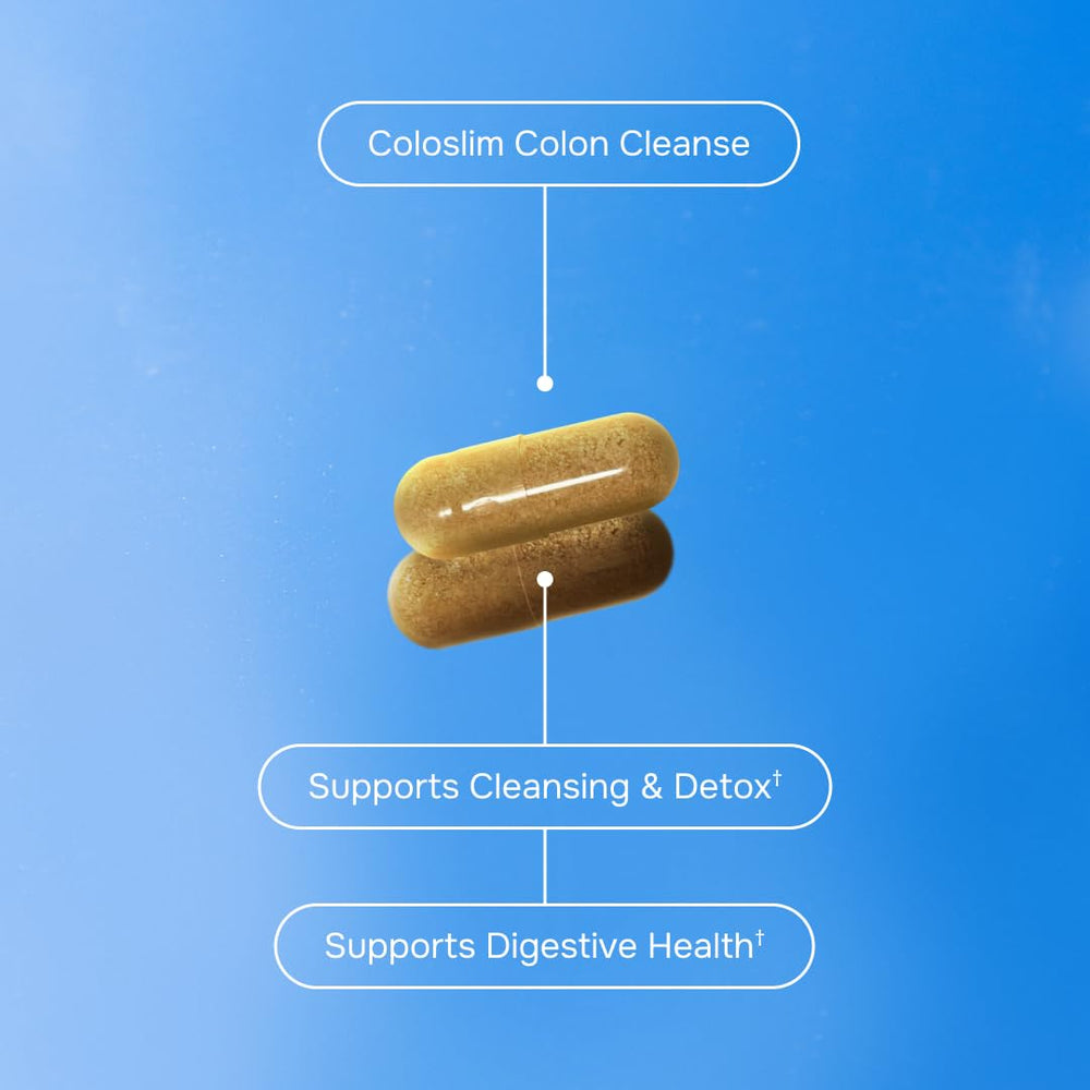 envitamin Coloslim label ingredients highlight plant-based gut support.