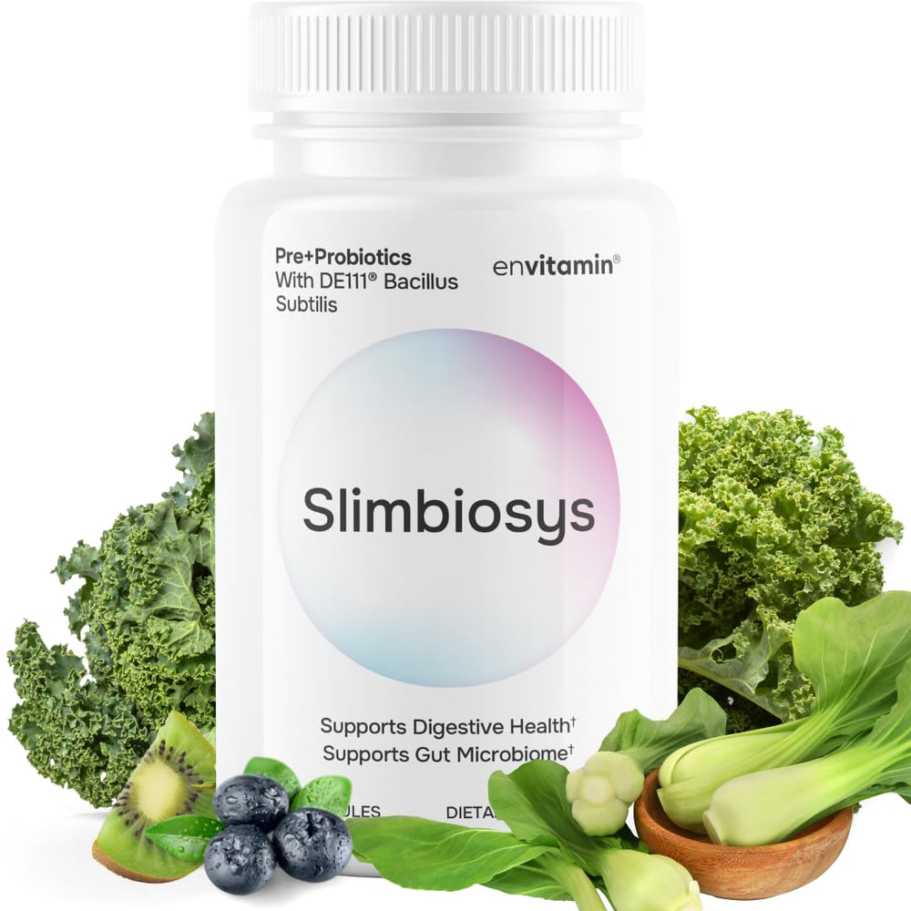 Slimbiosys two-pack packaging designed for ongoing microbiome support.