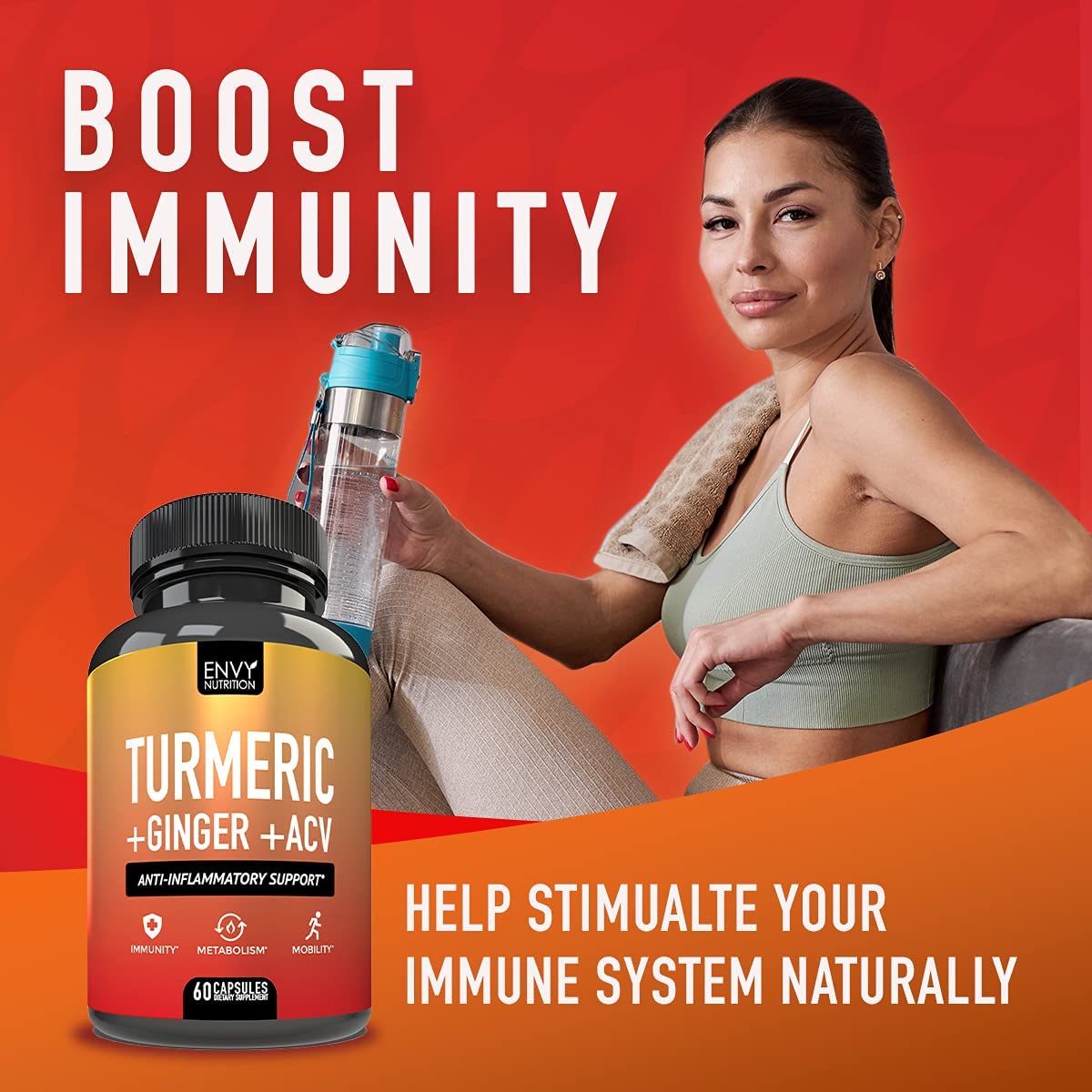 Envy Nutrition hawthorn-berry infused capsules, part of holistic wellness.