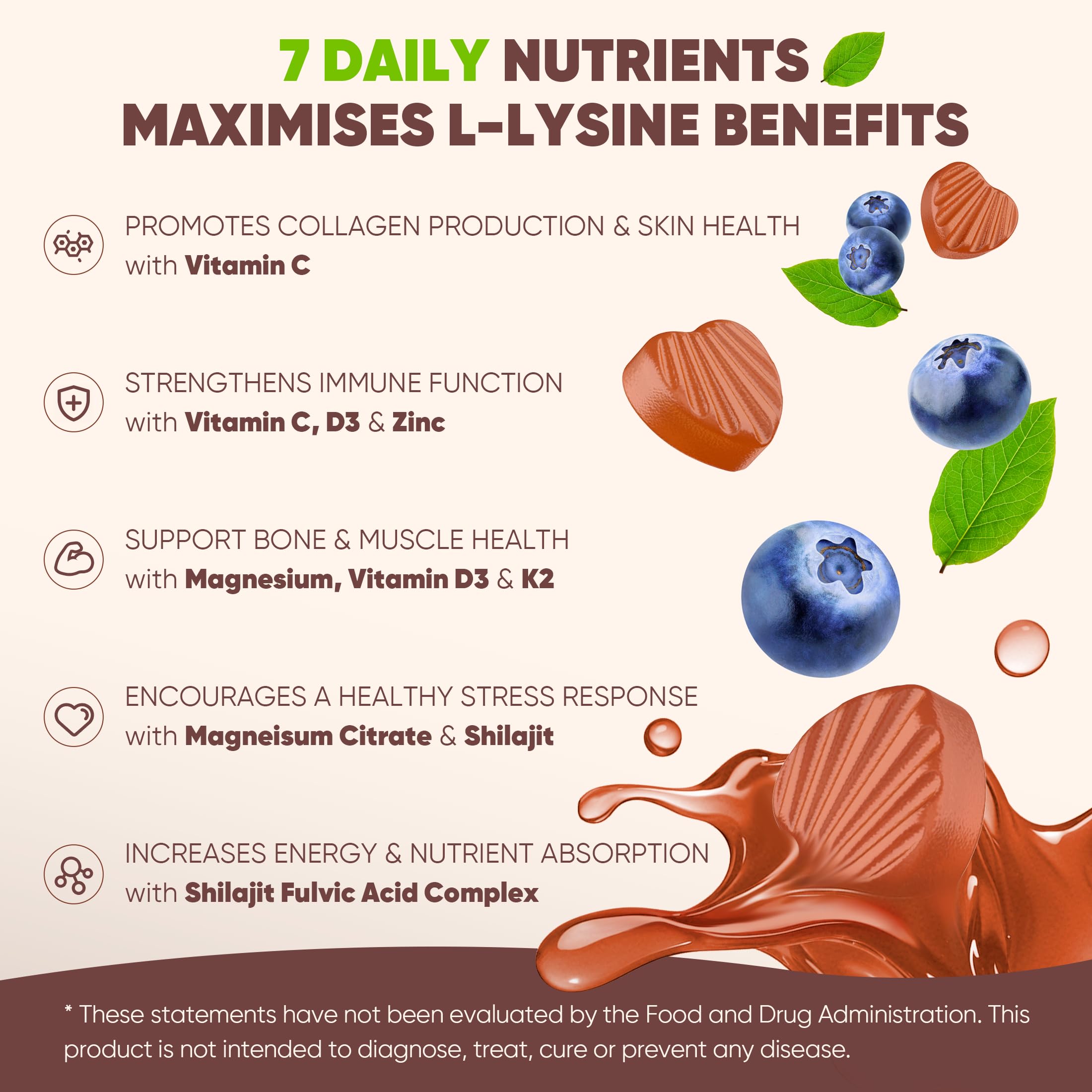 EnvyCure L-Lysine Gummies GMP-certified production supports quality