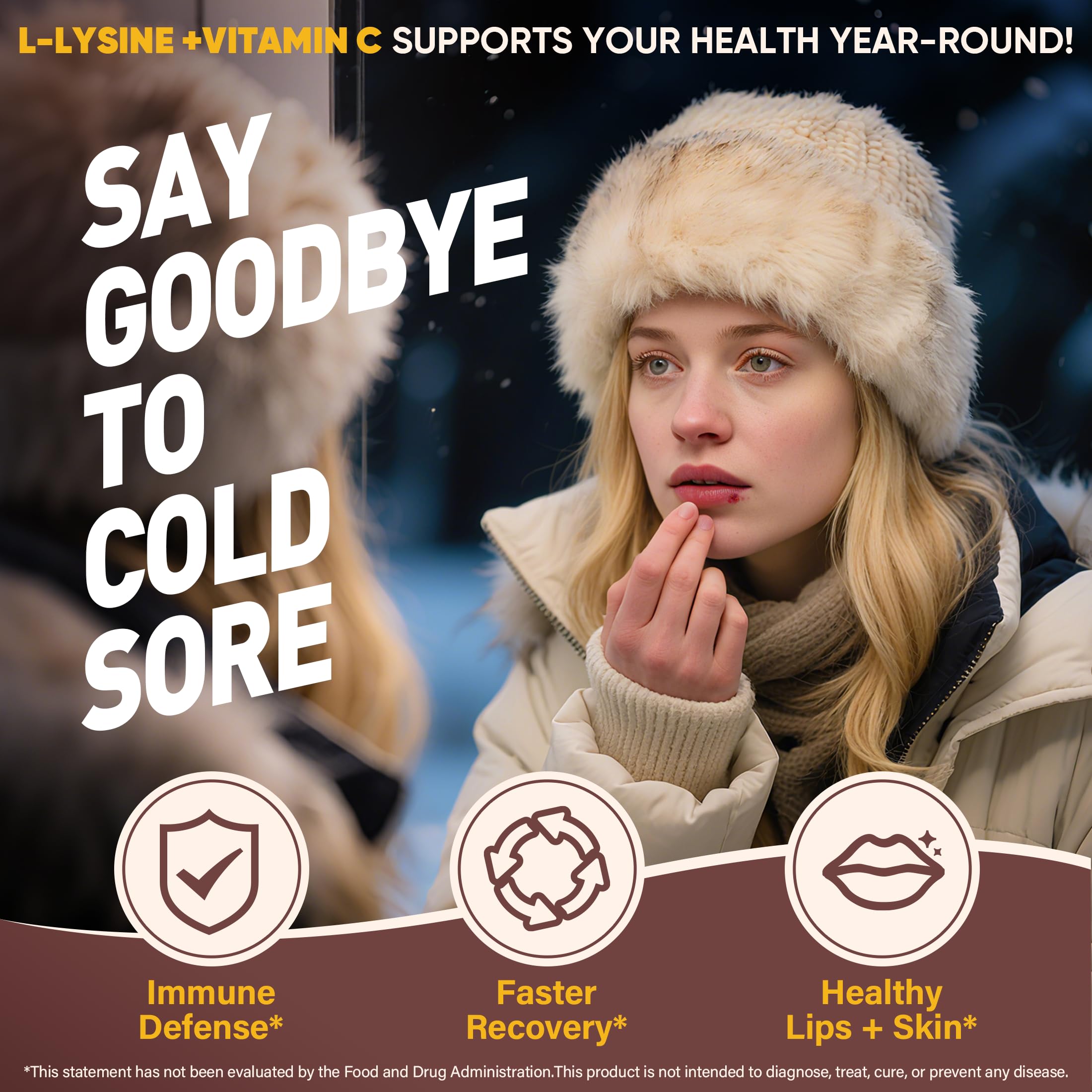EnvyCure L-Lysine Gummies kids serving supports daily immunity