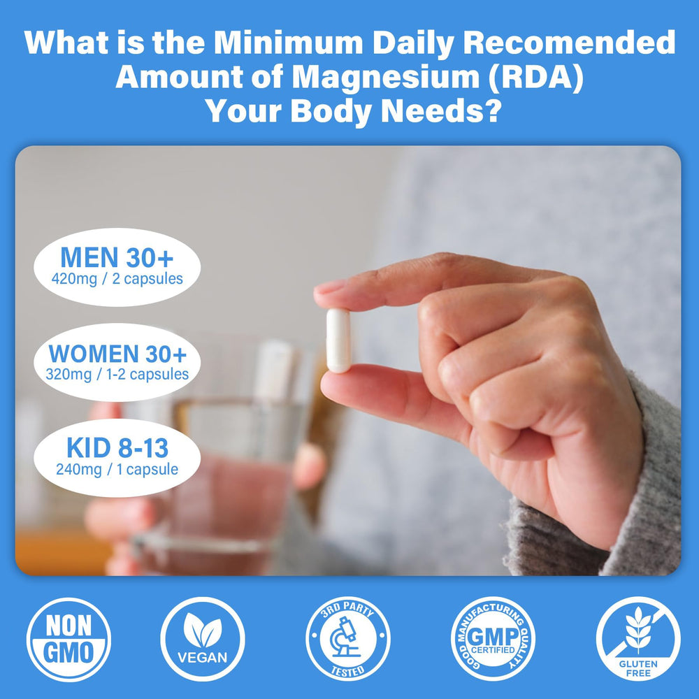 EnvyCure Magnesium capsules on a clean surface illustrate convenience and vegan format.