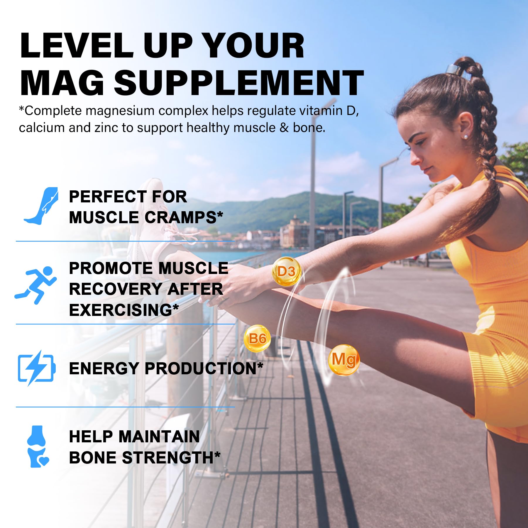 EnvyCure Magnesium Complex label detail with non-GMO vegetarian claim.