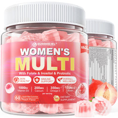 EnvyCure sugar-free women’s multivitamin gummies bottle front for daily wellness