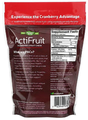 ActiFruit Cranberry Soft Chews package highlights Cran-Max for easy daily use.