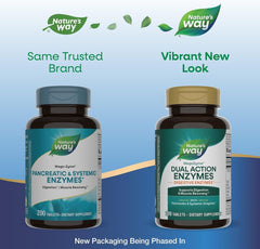Enzymatic Therapy Mega-zyme two-pack packaging view for convenient use.