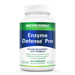 Enzyme Defense Pro bottle front view highlighting immune support potential
