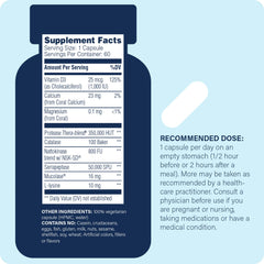 Enzyme Defense Pro capsules close-up showing proteolytic enzymes for wellness