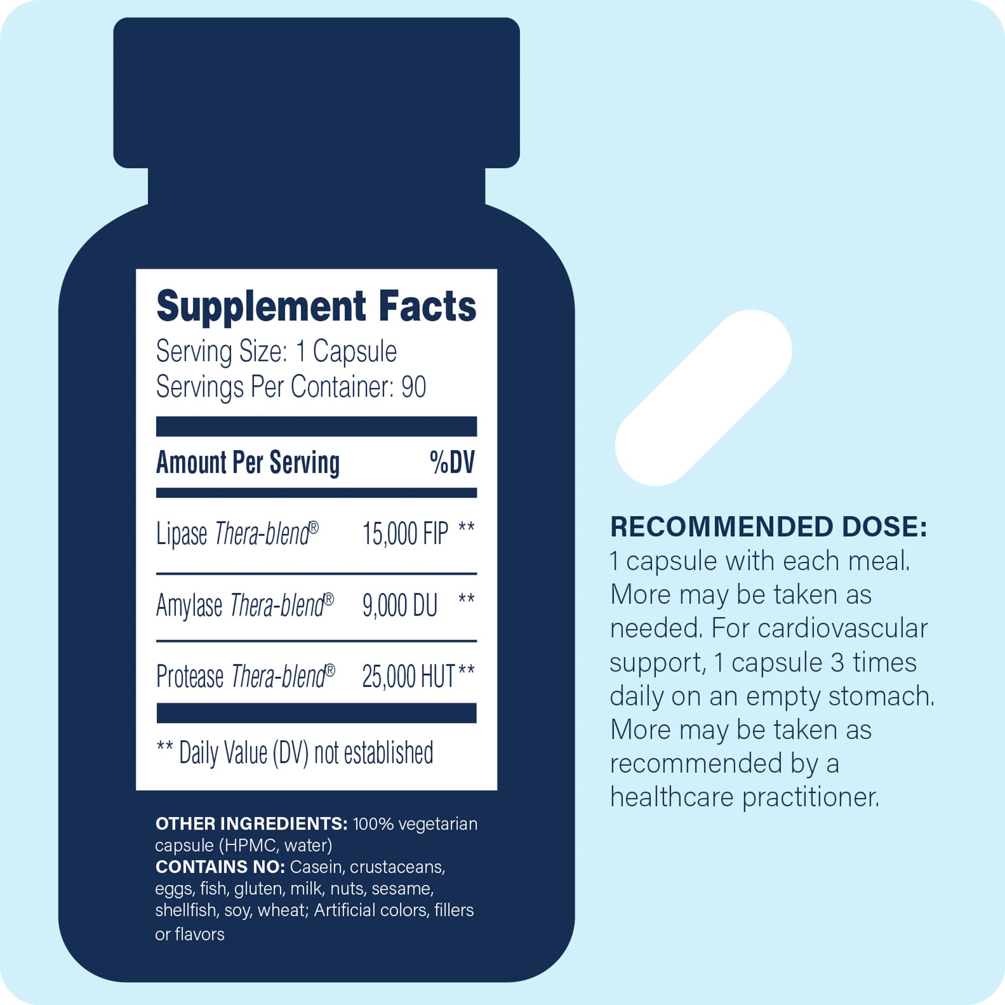 Enzyme Science Lypo Optimize label showing vegan and kosher certification for trust.
